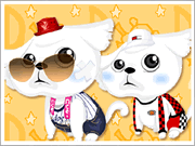Dog In Park Dressup